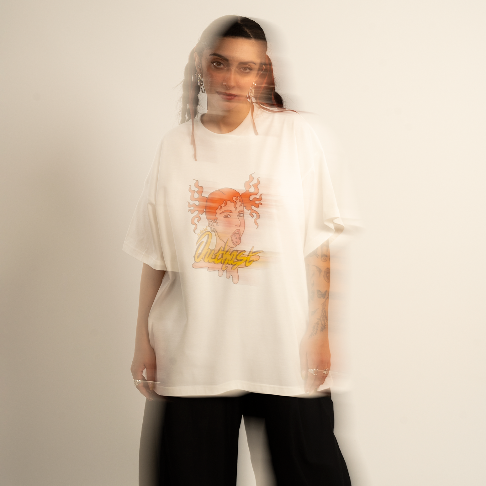 Phoenix Girl off-white t-shirt