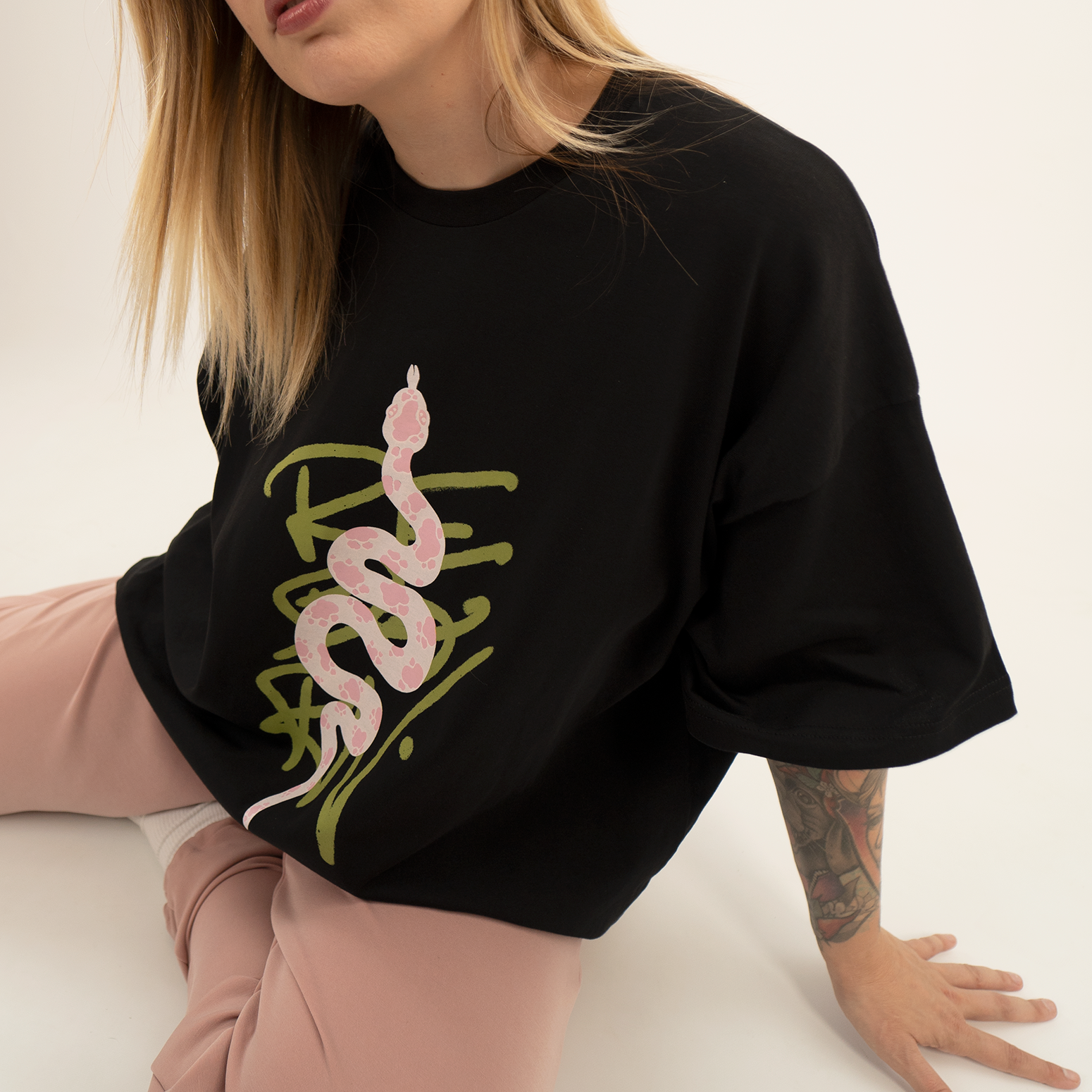 Snake RBN black t-shirt