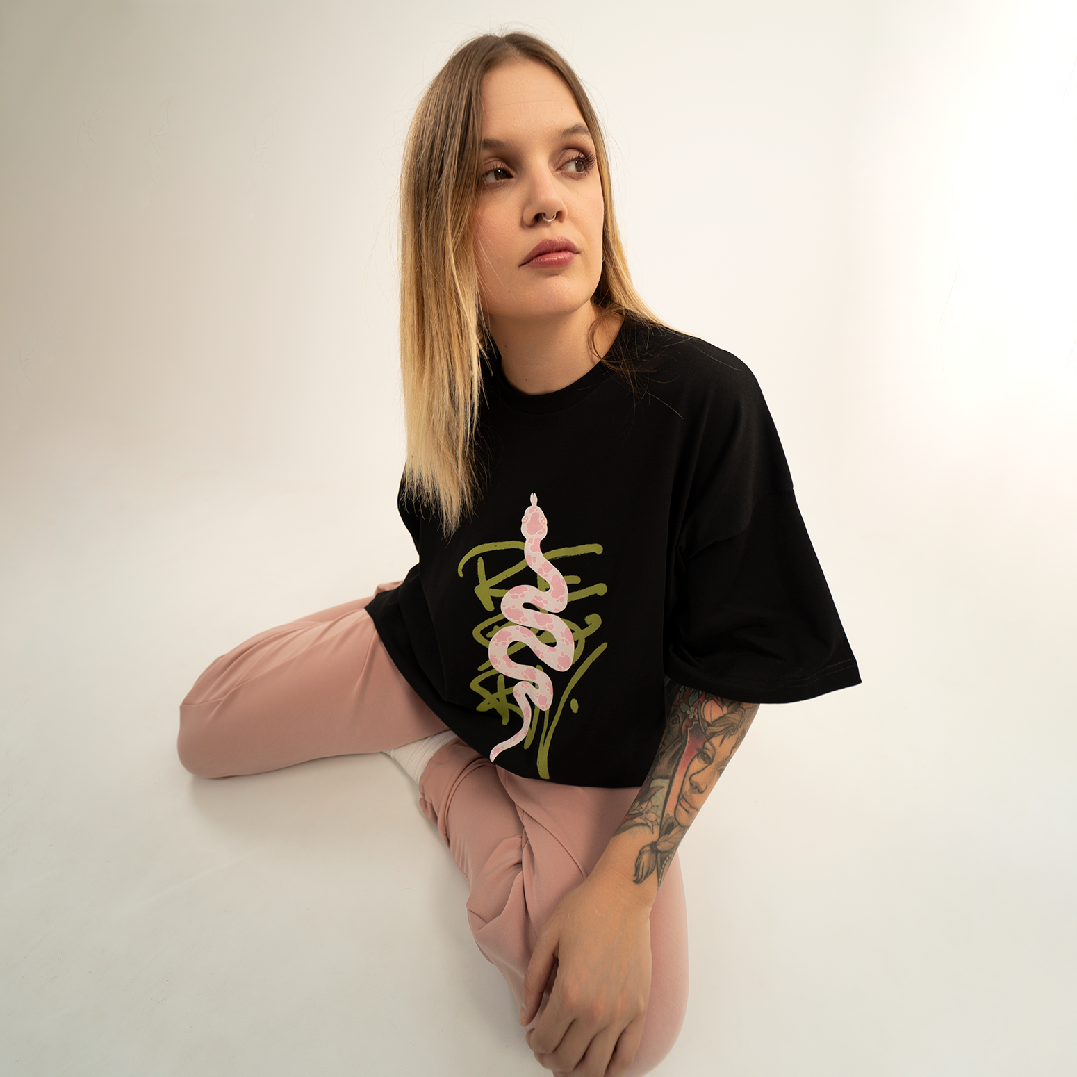Snake RBN black t-shirt