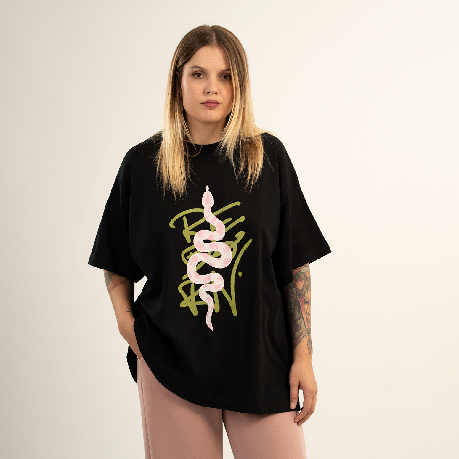 Snake RBN black t-shirt