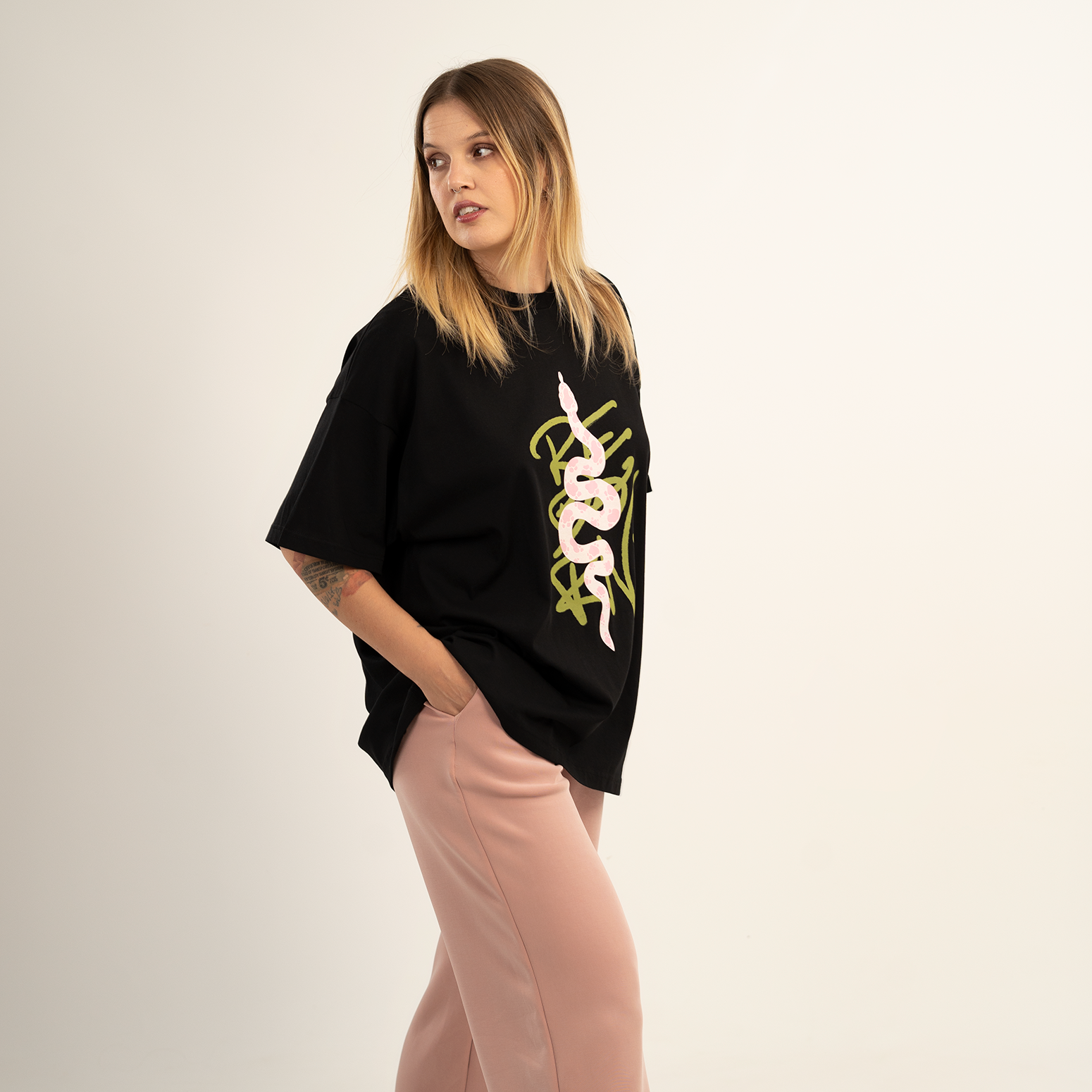Snake RBN black t-shirt