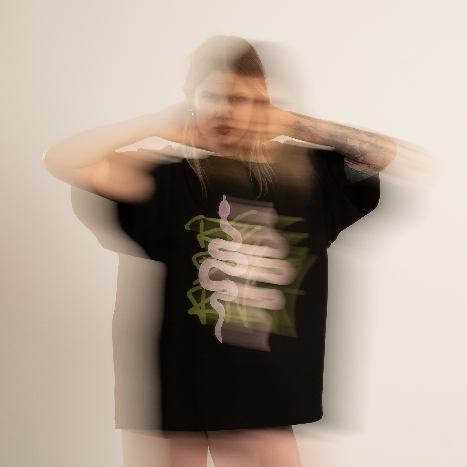Snake RBN black t-shirt