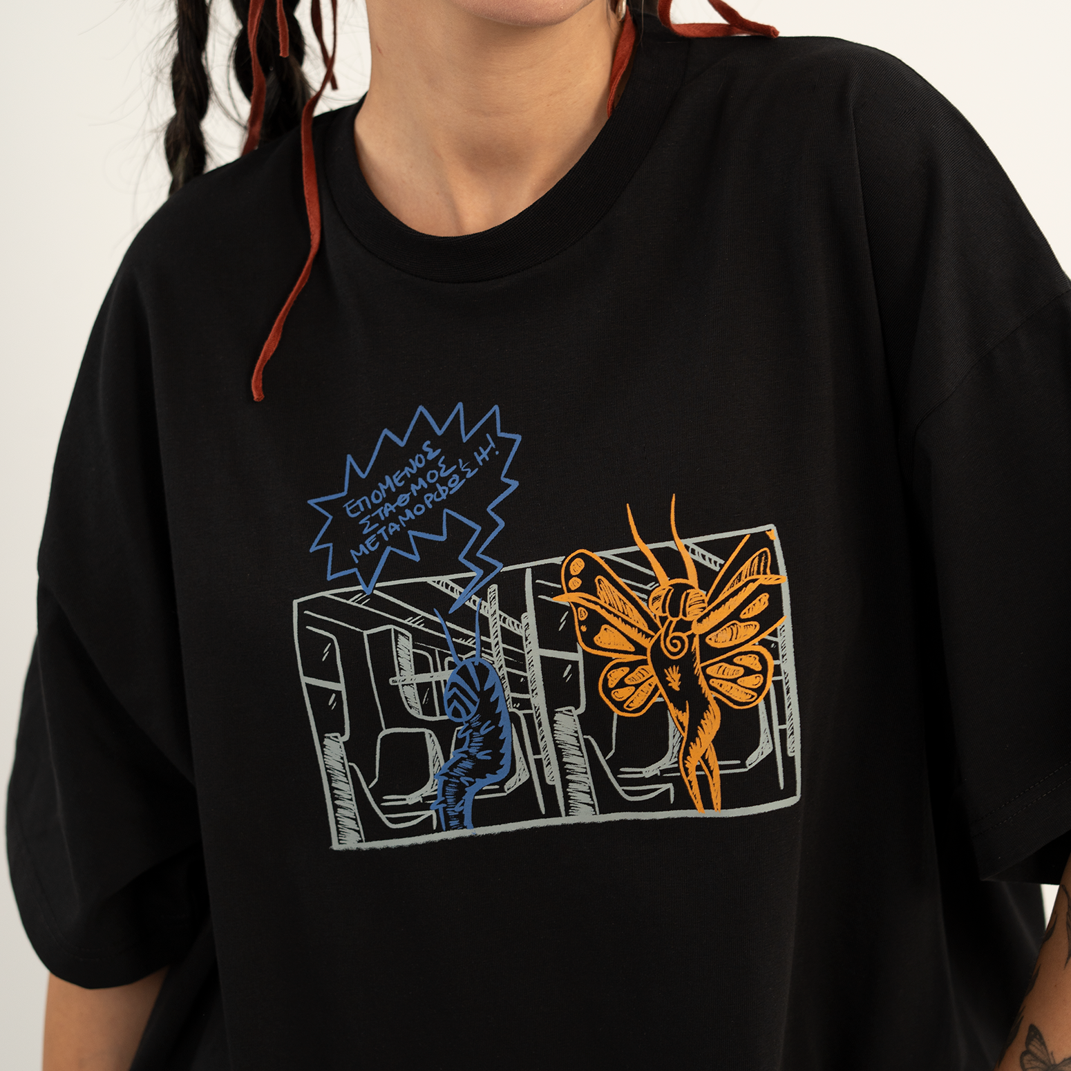 Transformation black t-shirt