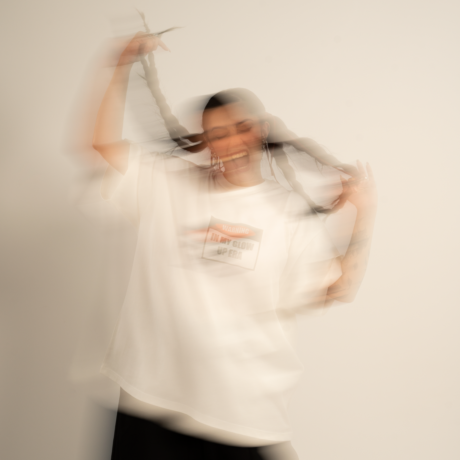 Glow Up Era off-white t-shirt