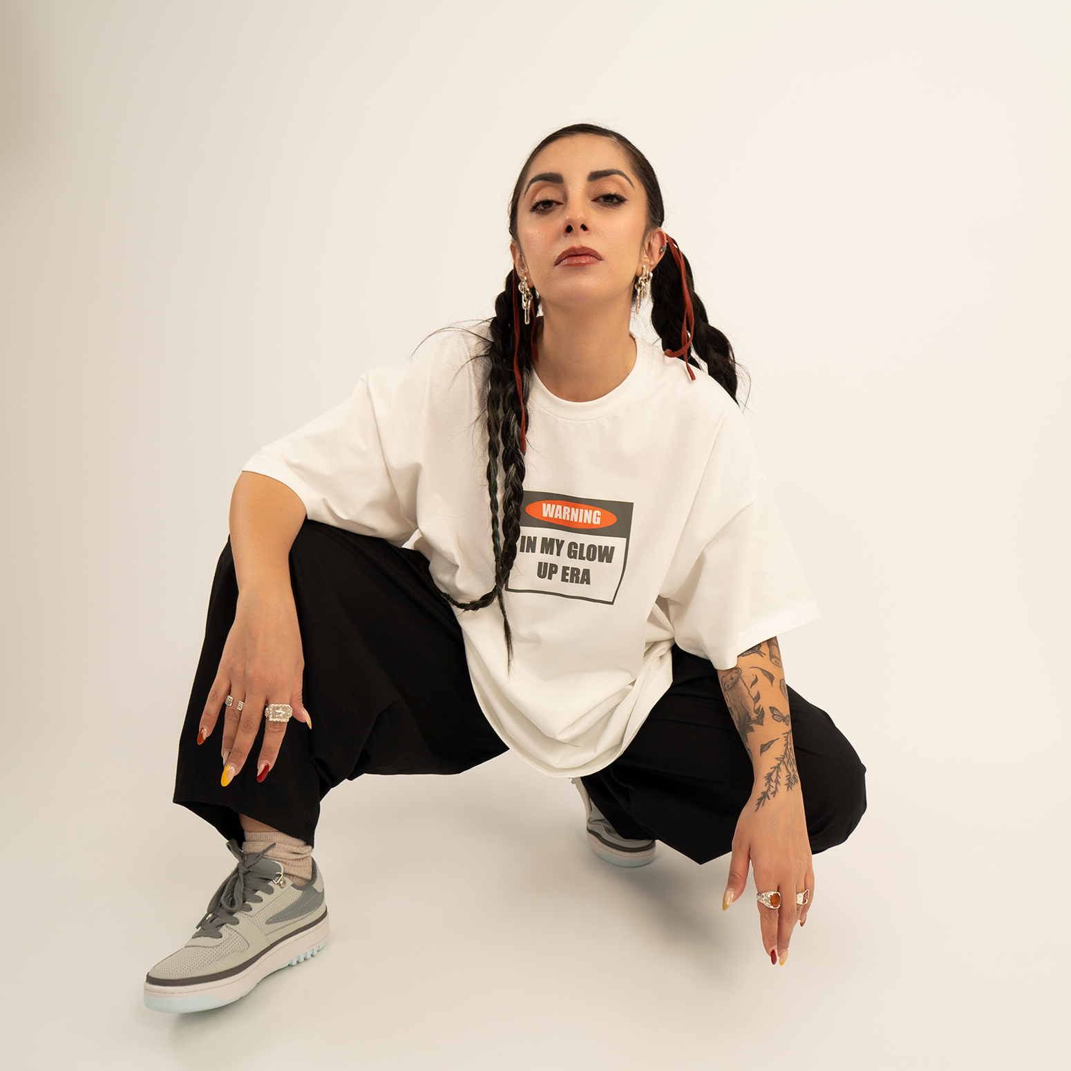 Glow Up Era off-white t-shirt